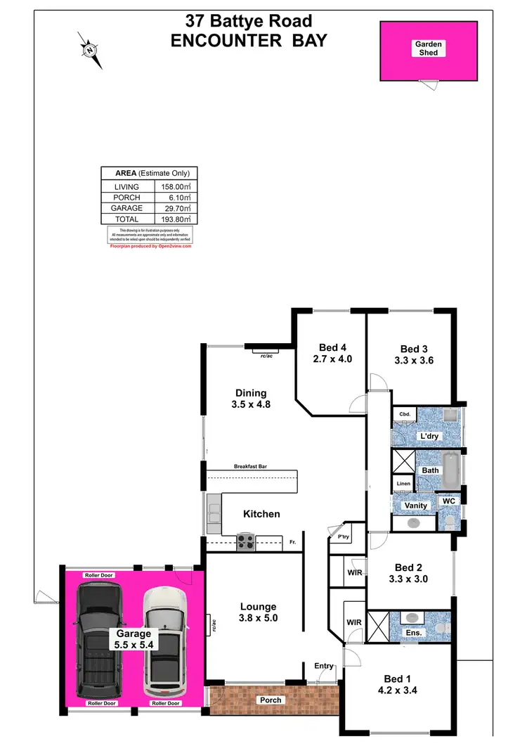 Floorplan of Homely house listing, 37 Battye Road, Encounter Bay SA 5211