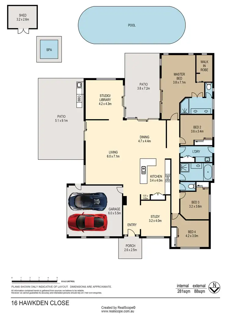 Floorplan of Homely house listing, 16 Hawkden Close, Doolandella QLD 4077