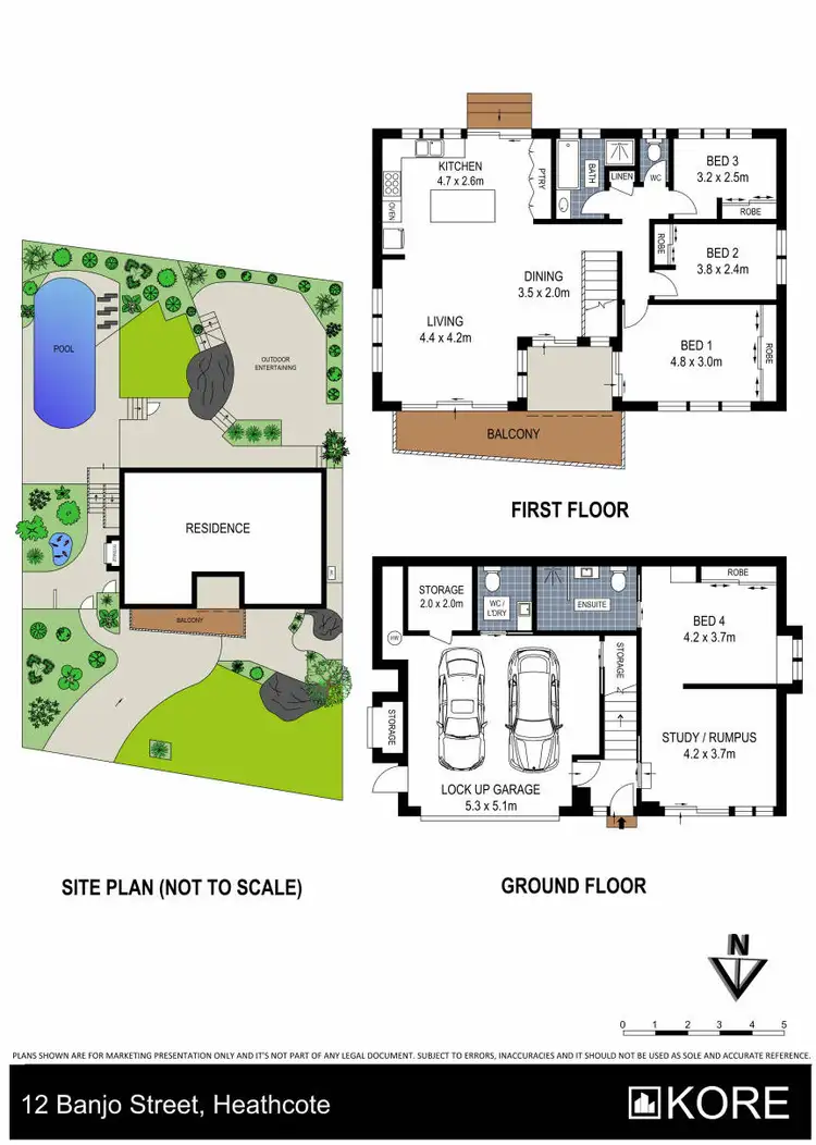 Floorplan of Homely house listing, 12 Banjo Street, Heathcote NSW 2233
