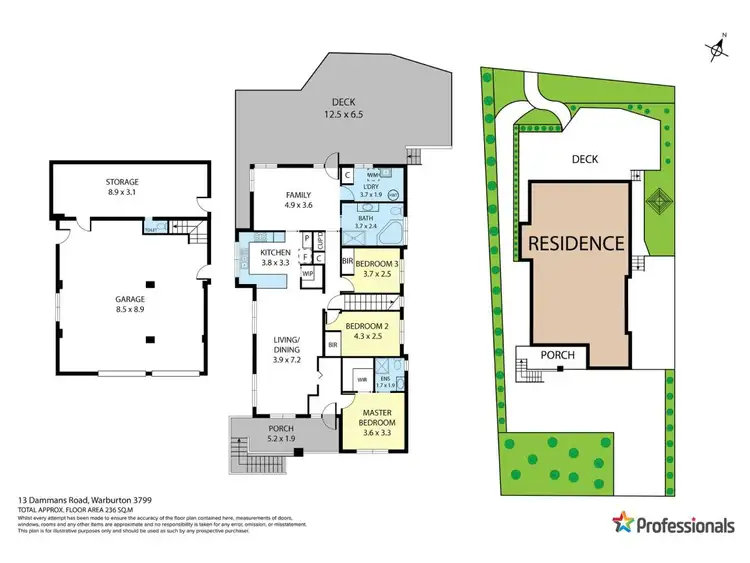 Floorplan of Homely house listing, 13 Dammans Road, Warburton VIC 3799