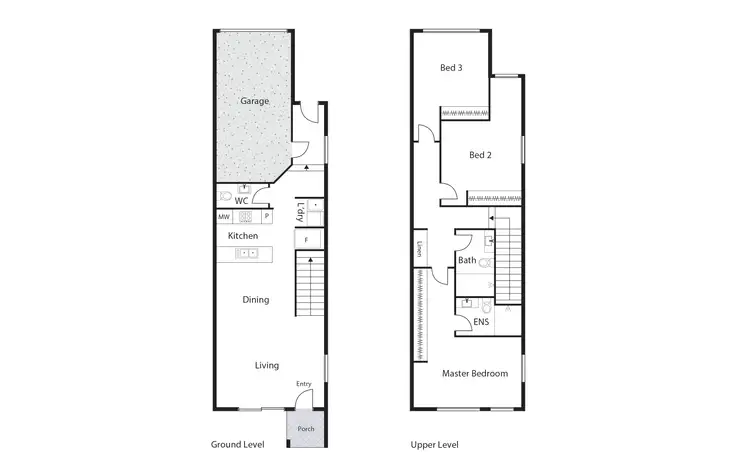 Floorplan of Homely townhouse listing, 27/1 Arthur Blakeley Way, Coombs ACT 2611