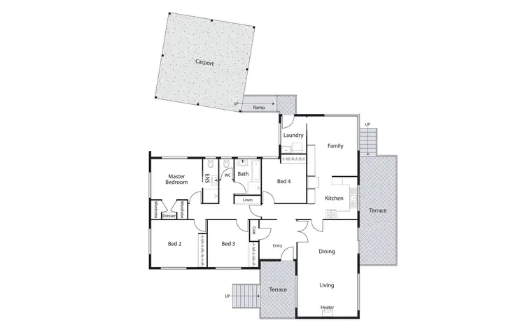 Floorplan of Homely house listing, 49 McCormack Street, Curtin ACT 2605