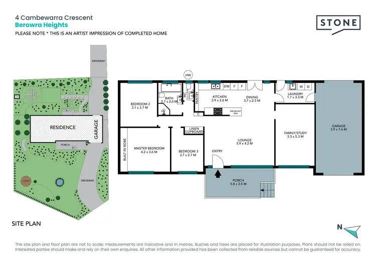 Floorplan of Homely house listing, 4 Cambewarra Crescent, Berowra Heights NSW 2082