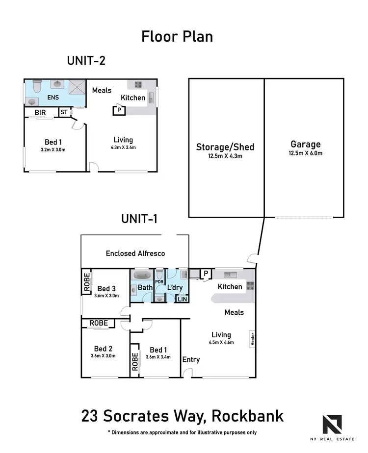 Floorplan of Homely house listing, 23 Socrates Way, Rockbank VIC 3335