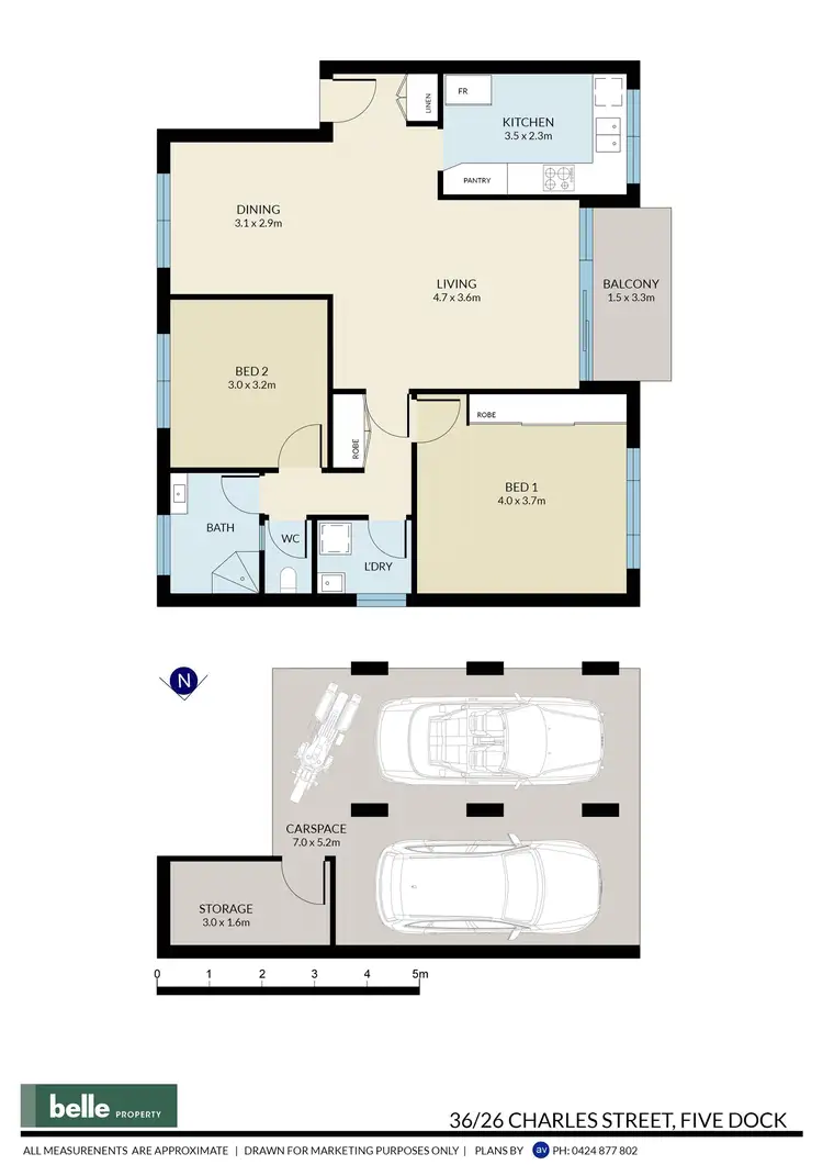 Floorplan of Homely apartment listing, 36/26 Charles Street, Five Dock NSW 2046