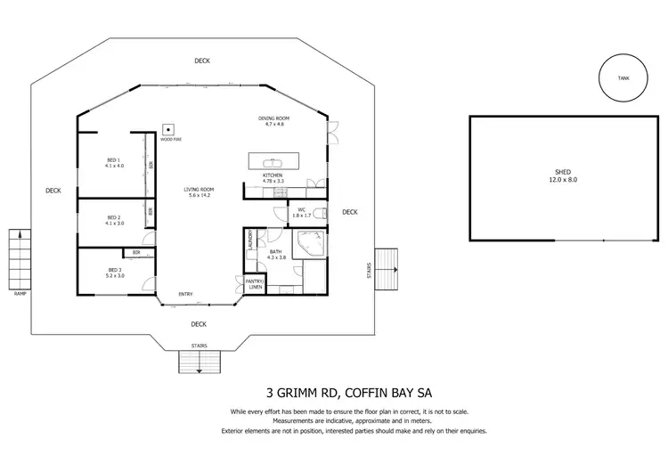 Floorplan of Homely house listing, 3 Grimm Road, Coffin Bay SA 5607