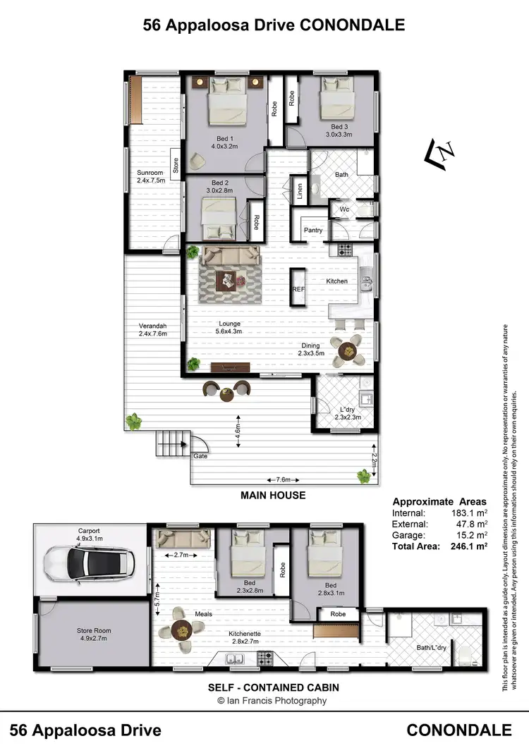 Floorplan of Homely house listing, 56 Appaloosa Drive, Conondale QLD 4552
