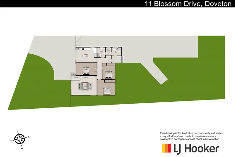 Floorplan of Homely house listing, 11 Blossom Drive, Doveton VIC 3177