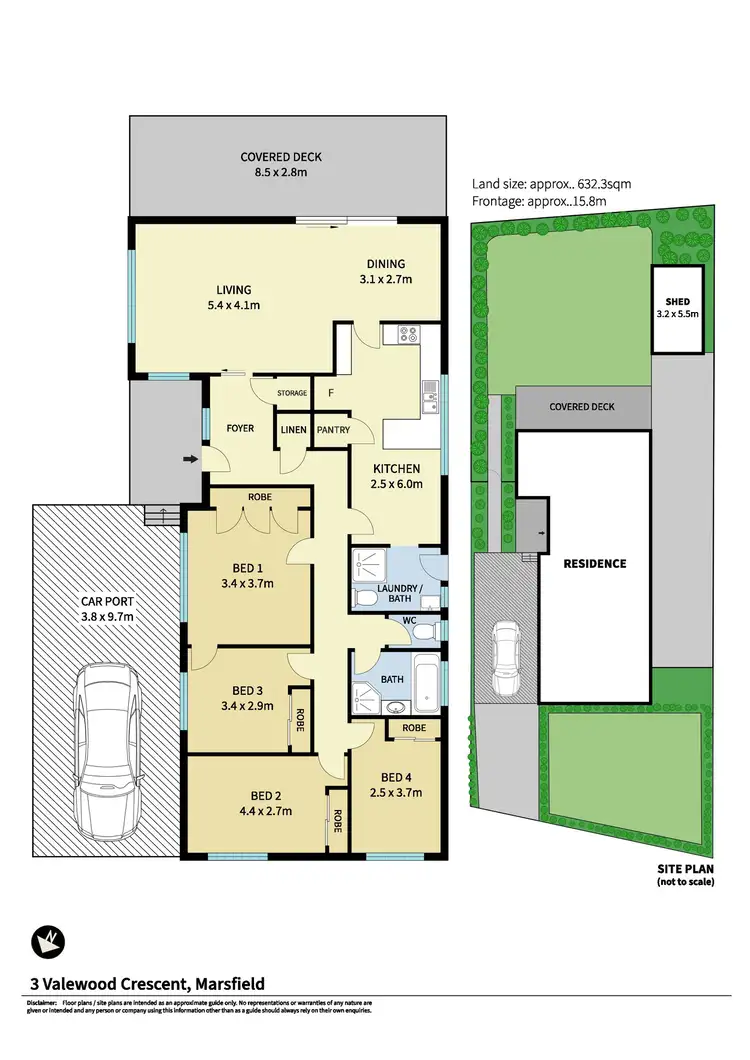 Floorplan of Homely house listing, 3 Valewood Crescent, Marsfield NSW 2122