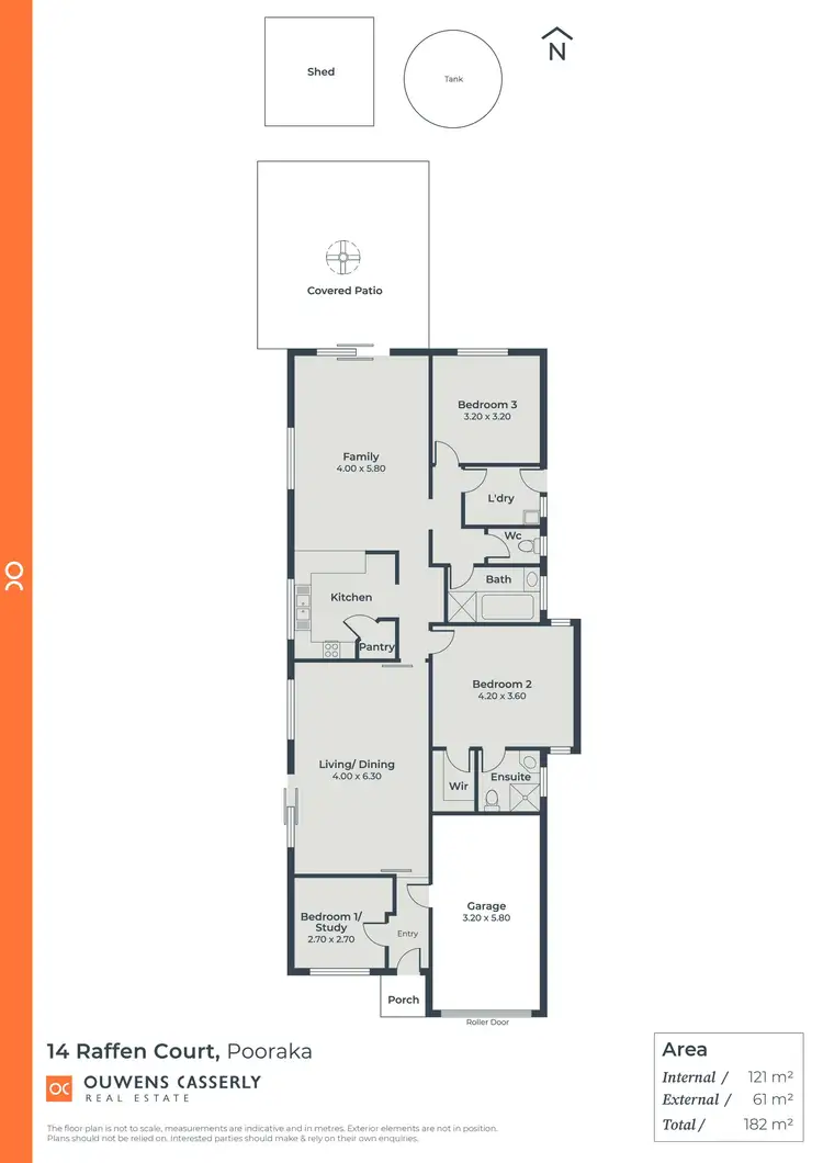 Floorplan of Homely house listing, 14 Raffen Court, Pooraka SA 5095
