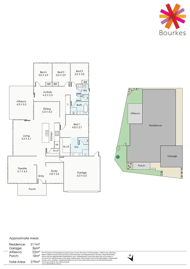 Floorplan of Homely house listing, 28 Frangipani Road, Treeby WA 6164