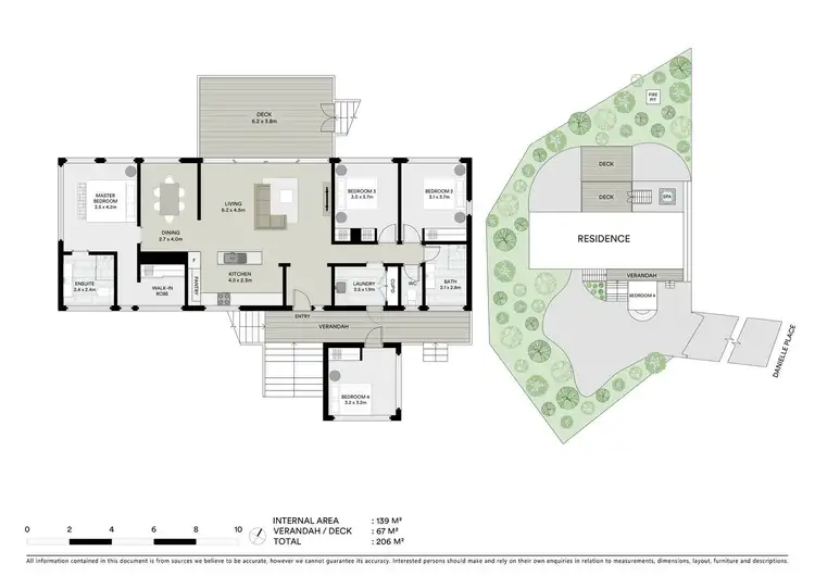 Floorplan of Homely house listing, 8 Danielle Place, Buderim QLD 4556
