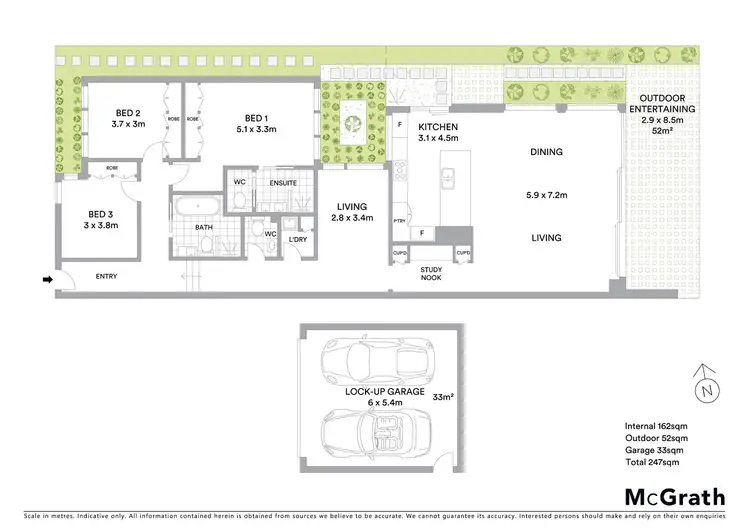 Floorplan of Homely apartment listing, 1/43 Ocean Street, North Avoca NSW 2260