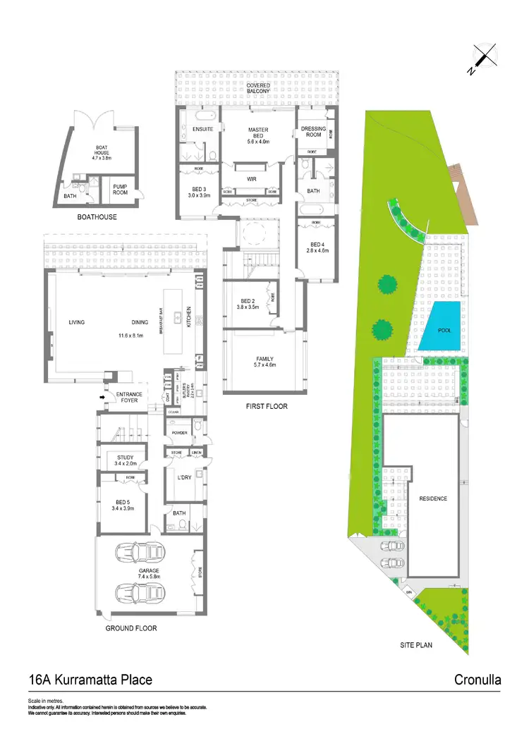 Floorplan of Homely house listing, 16a Kurramatta Place, Cronulla NSW 2230