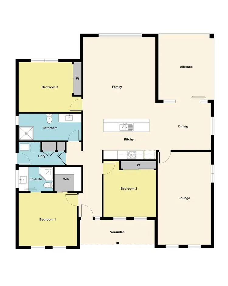 Floorplan of Homely house listing, 107 Lambert Street, Ararat VIC 3377