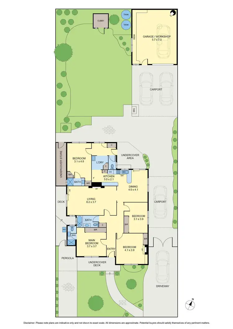 Floorplan of Homely house listing, 7 Raleigh Grove, Essendon North VIC 3041