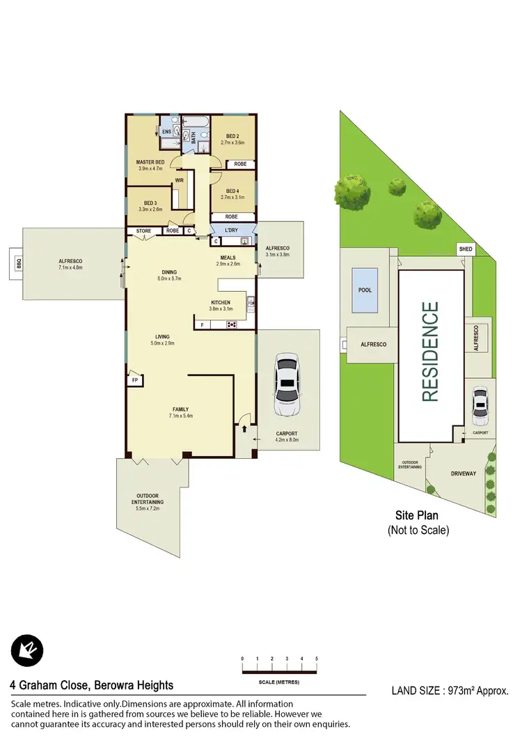 Floorplan of Homely house listing, 4 Graham Close, Berowra Heights NSW 2082