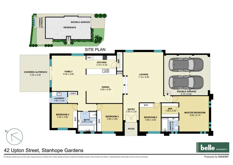 Floorplan of Homely house listing, 42 Upton Street, Stanhope Gardens NSW 2768