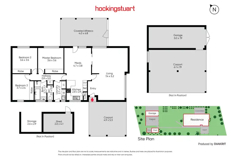 Floorplan of Homely house listing, 43 Kareela Road, Frankston VIC 3199