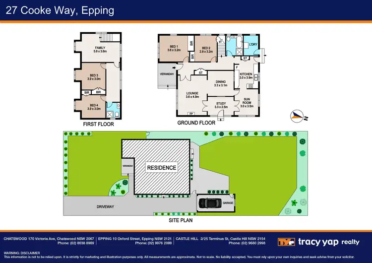 Floorplan of Homely house listing, 27 Cooke Way, Epping NSW 2121