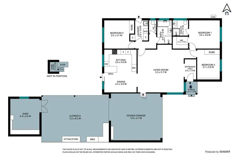 Floorplan of Homely house listing, 100 Loxton Terrace, Epping VIC 3076