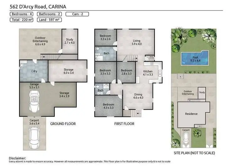 Floorplan of Homely house listing, 562 D'arcy Road, Carina QLD 4152