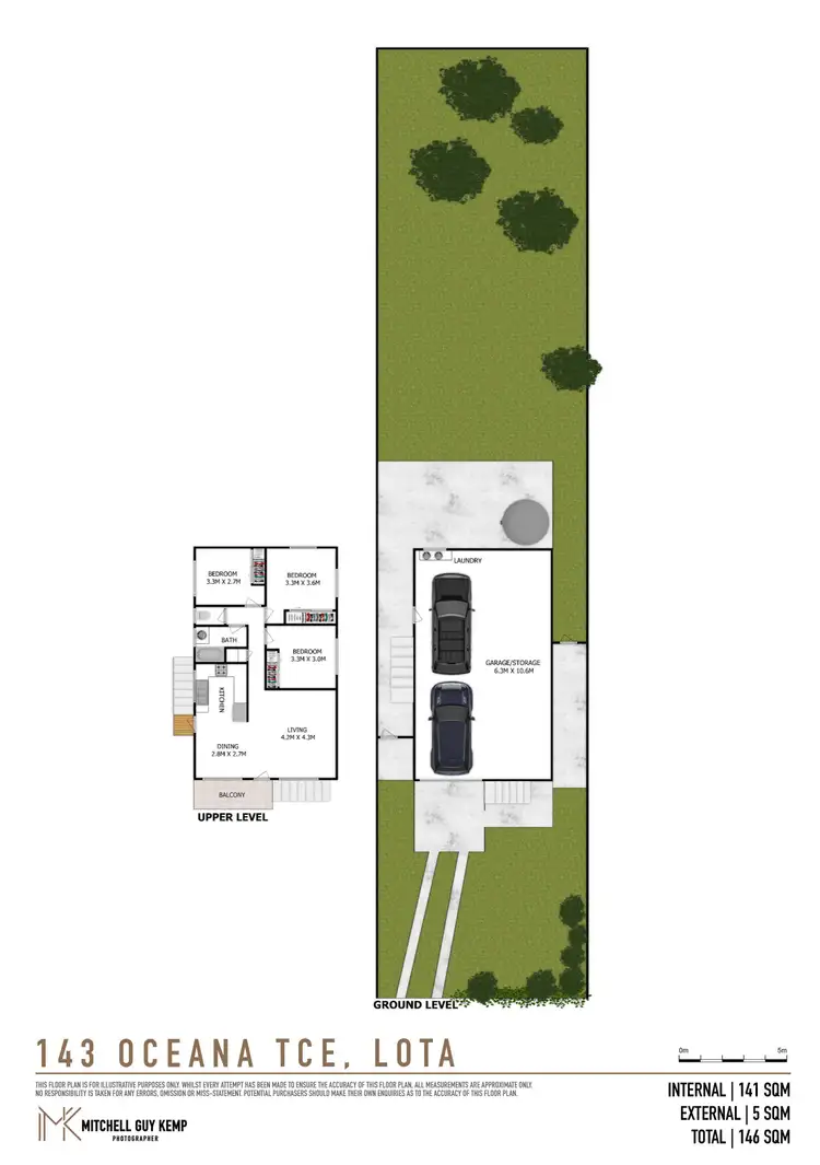 Floorplan of Homely house listing, 143 Oceana Terrace, Lota QLD 4179