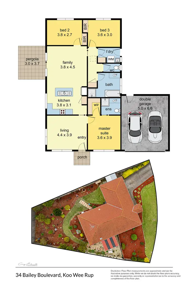 Floorplan of Homely house listing, 34 Bailey Boulevard, Koo Wee Rup VIC 3981