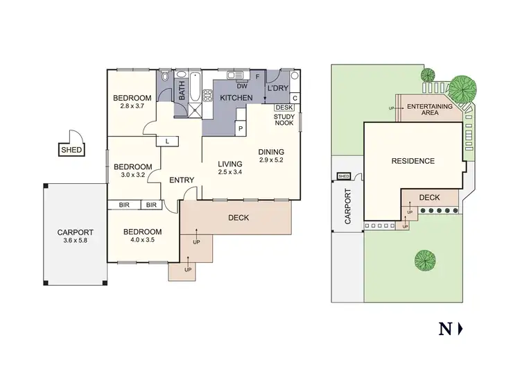 Floorplan of Homely house listing, 3 Mountfield Road, Kilsyth VIC 3137