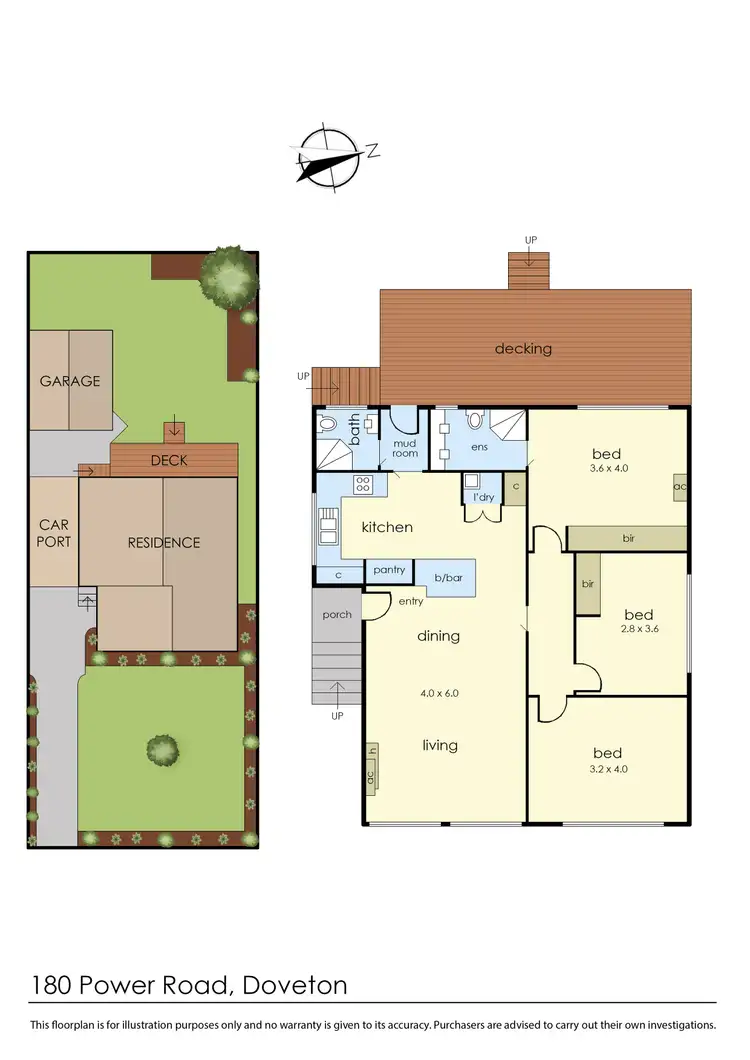 Floorplan of Homely house listing, 180 Power Road, Doveton VIC 3177