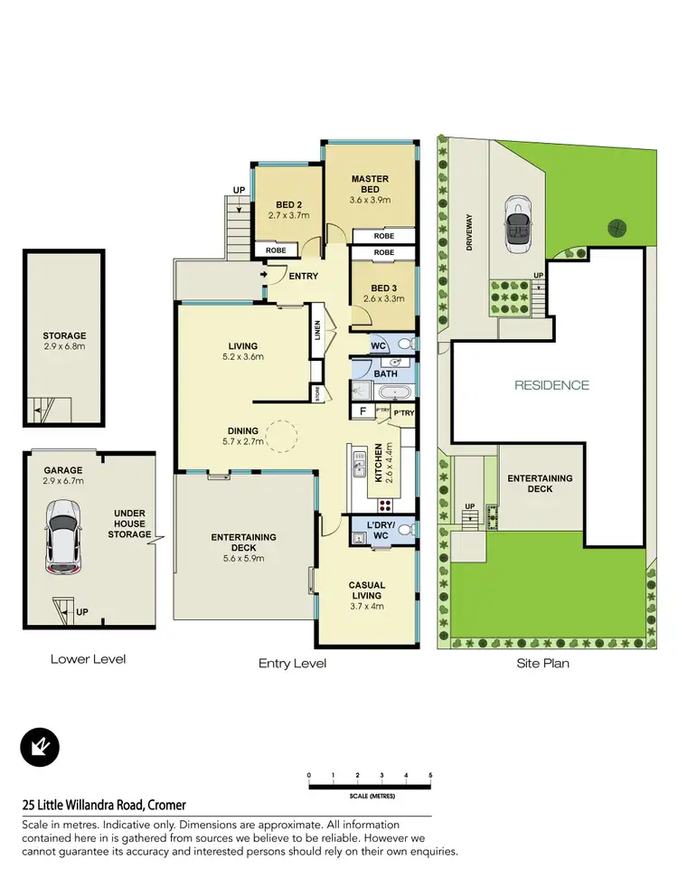 Floorplan of Homely house listing, 25 Little Willandra Road, Cromer NSW 2099