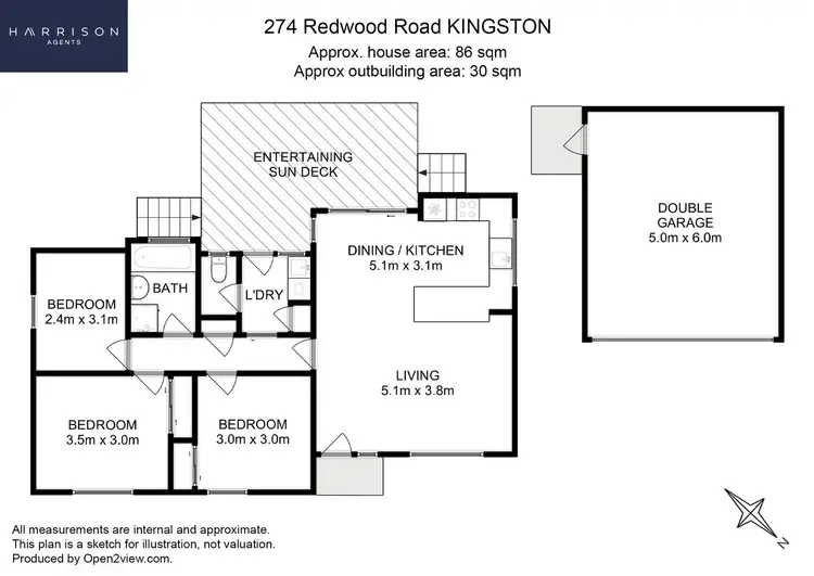 Floorplan of Homely house listing, 274 Redwood Road, Kingston TAS 7050