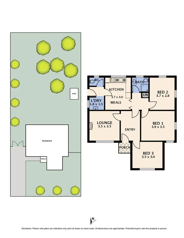 Floorplan of Homely house listing, 8 Kerang Avenue, Reservoir VIC 3073