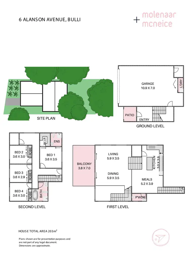 Floorplan of Homely house listing, 6 Alanson Avenue, Bulli NSW 2516