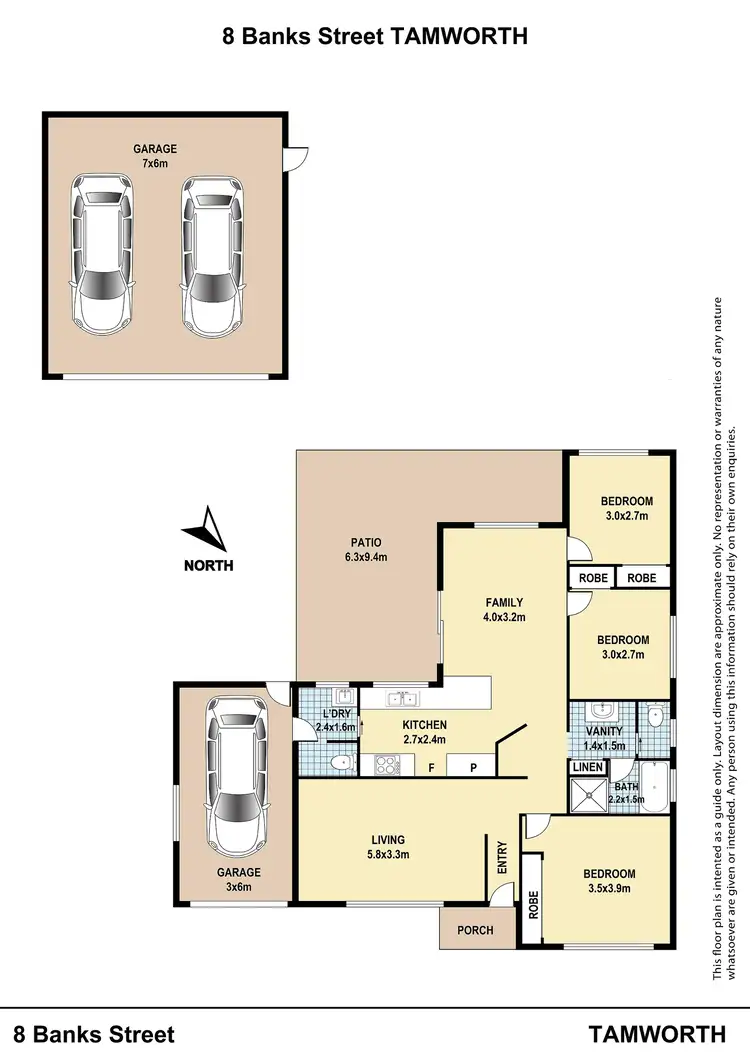 Floorplan of Homely house listing, 8 Banks Street, Tamworth NSW 2340