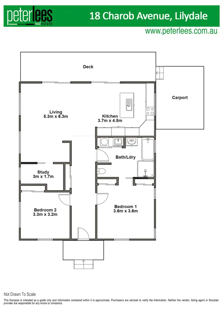 Floorplan of Homely house listing, 18 Charob Avenue, Lilydale TAS 7268