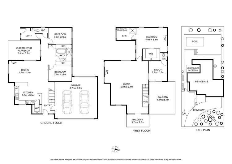 Floorplan of Homely house listing, 34 Marlin Drive, Ocean Grove VIC 3226