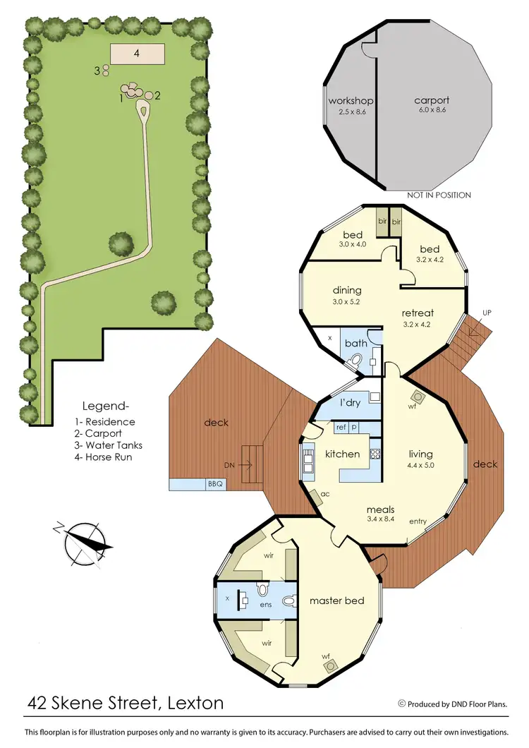 Floorplan of Homely house listing, 42 Skene Street, Lexton VIC 3352