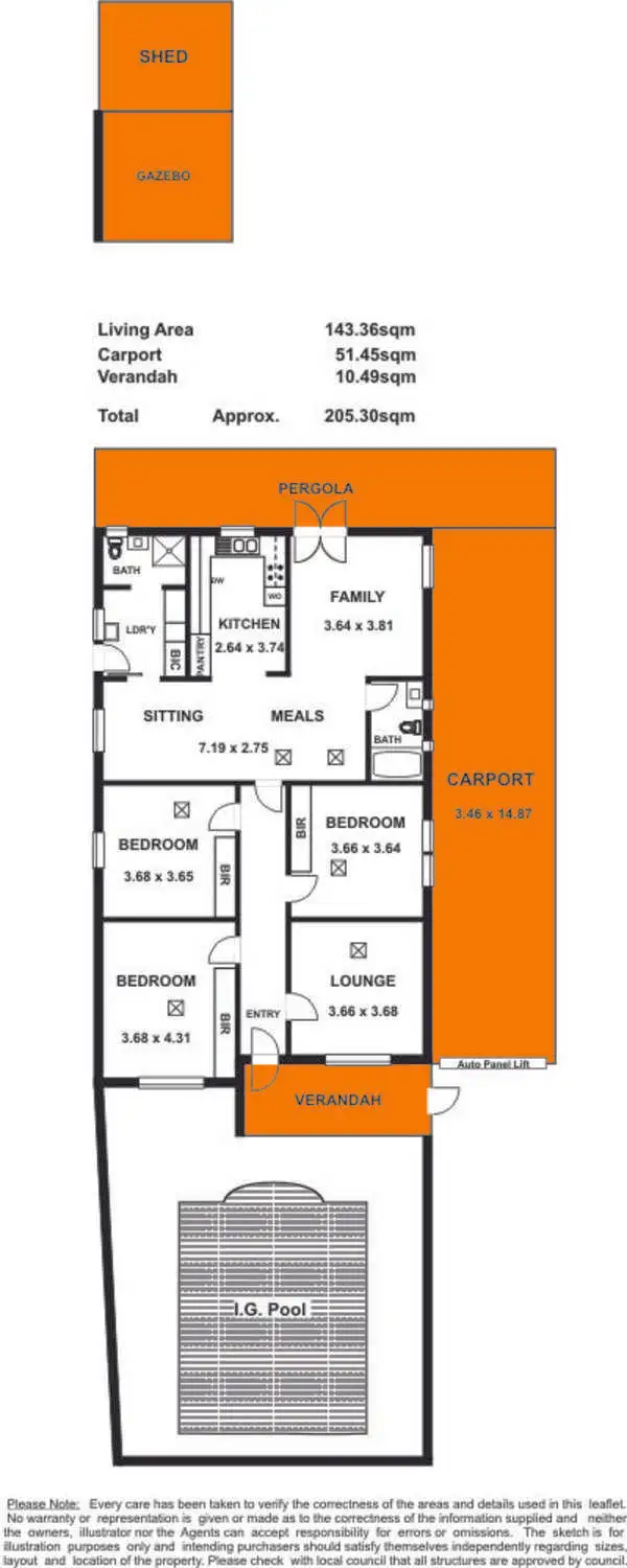 Floorplan of Homely house listing, 16 Cross Street, Lockleys SA 5032