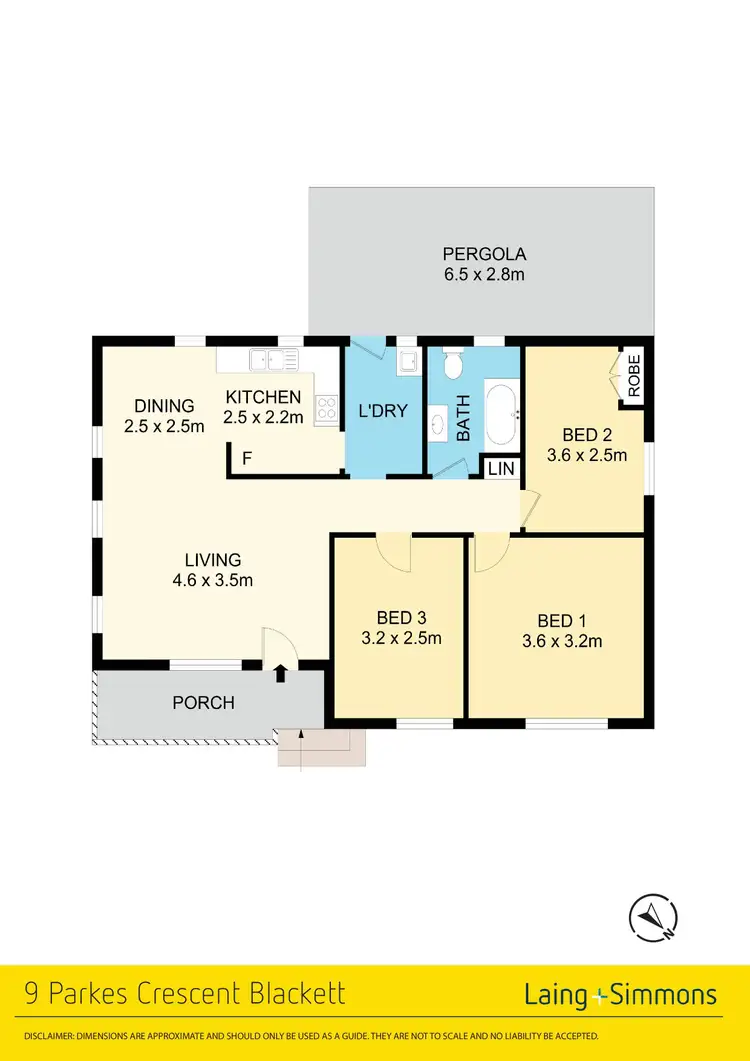 Floorplan of Homely house listing, 9 Parkes Crescent, Blackett NSW 2770