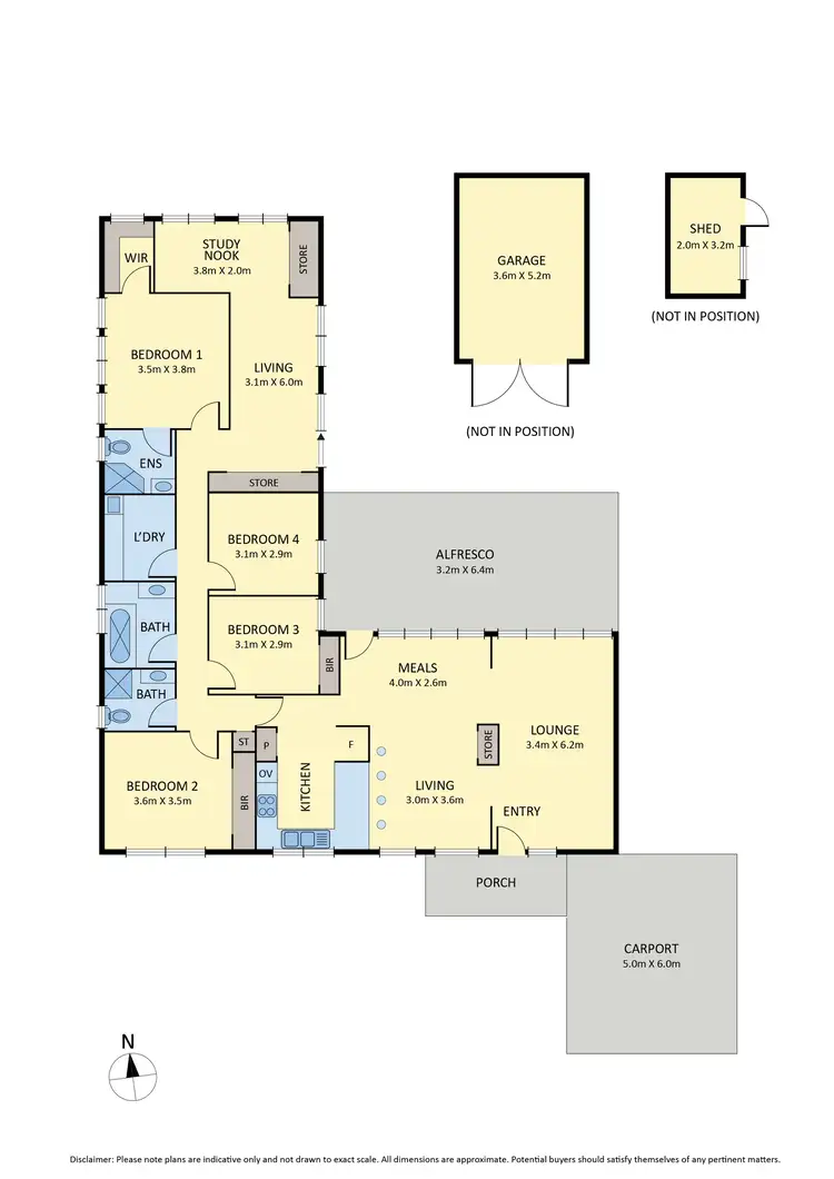 Floorplan of Homely house listing, 1 Railton Court, Gisborne VIC 3437