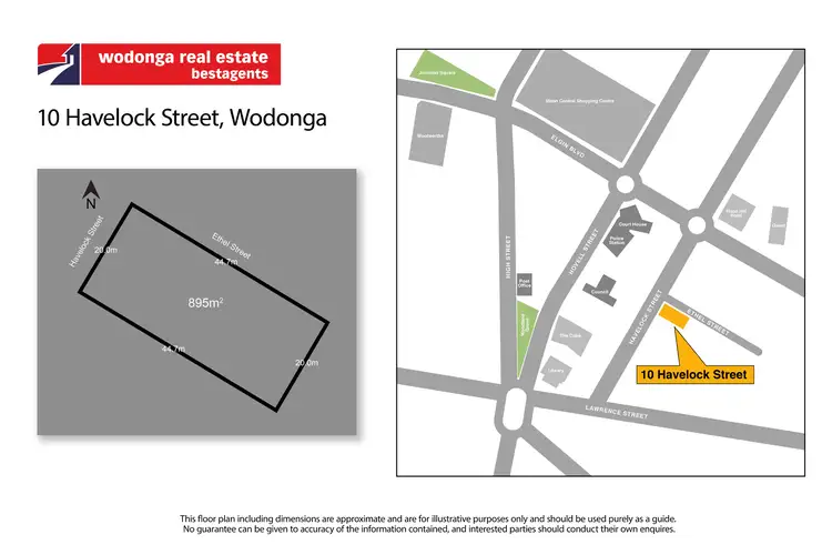 Floorplan of Homely house listing, 10 Havelock Street, Wodonga VIC 3690