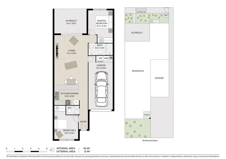 Floorplan of Homely unit listing, 9/74 Richmond Street, Berserker QLD 4701