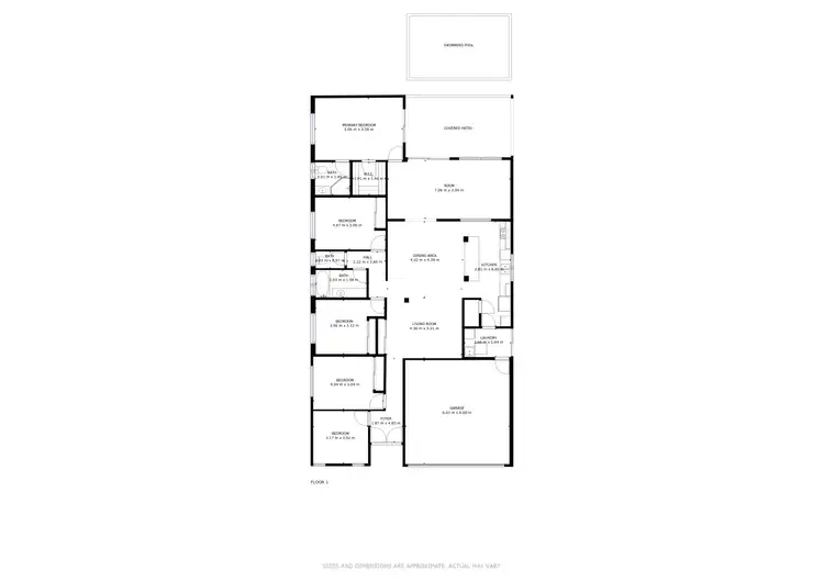Floorplan of Homely house listing, 85 Sunbird Drive, Woree QLD 4868