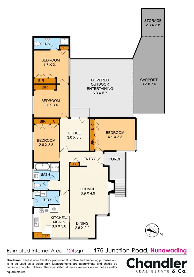 Floorplan of Homely house listing, 176 Junction Road, Nunawading VIC 3131