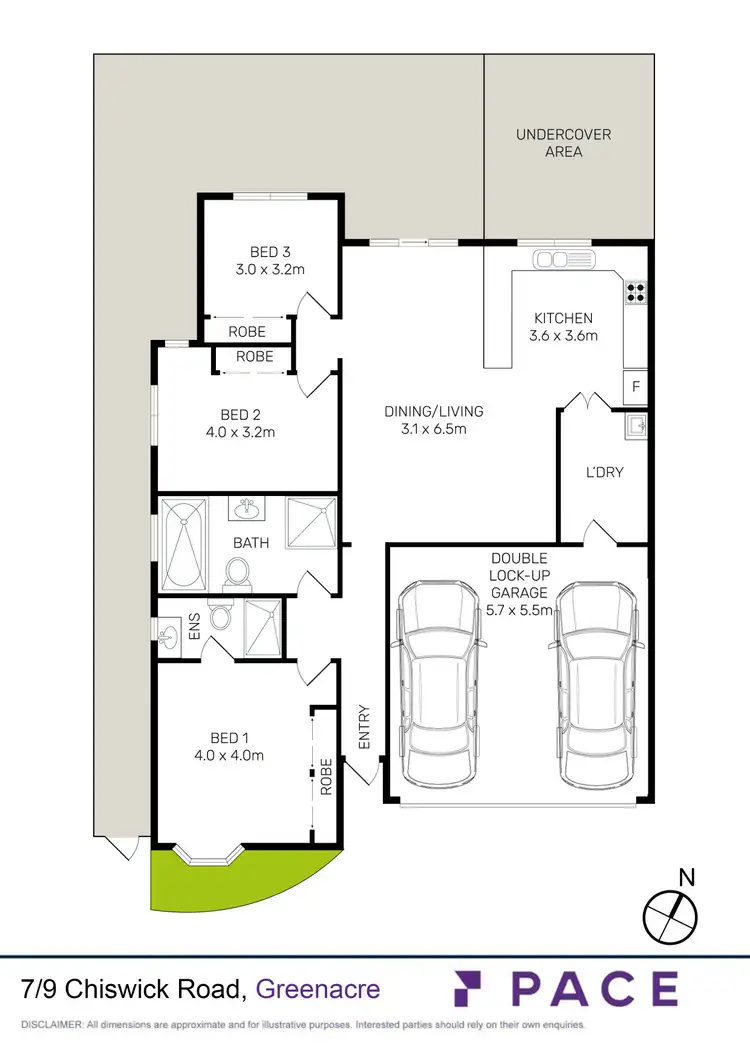 Floorplan of Homely townhouse listing, 7/9 Chiswick Road, Greenacre NSW 2190
