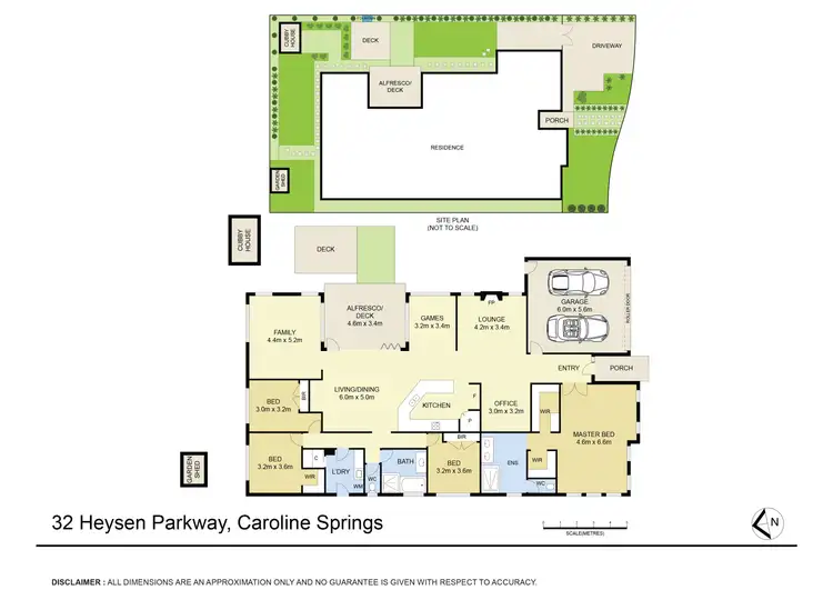 Floorplan of Homely house listing, 32 Heysen Parkway, Caroline Springs VIC 3023