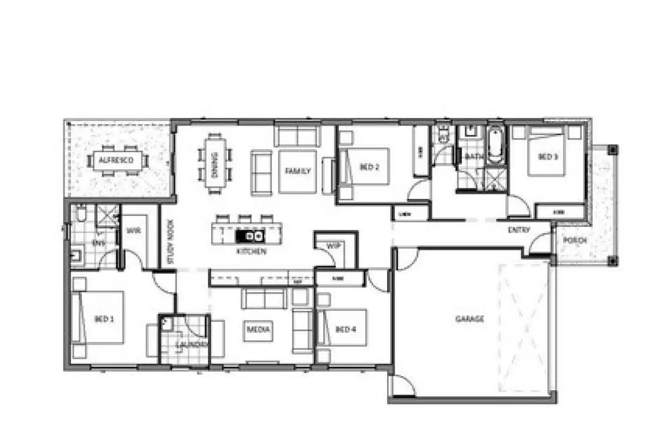Floorplan of Homely house listing, 161 Middleton Park, Logan Reserve QLD 4133