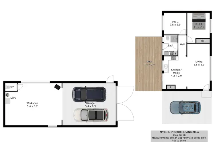 Floorplan of Homely house listing, 218 Adams Street, Corowa NSW 2646