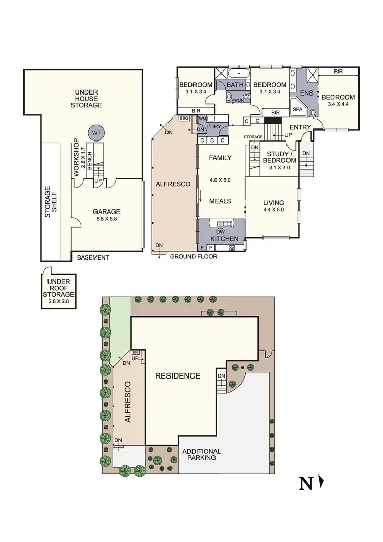 Floorplan of Homely townhouse listing, 2/8 Reynolds Road, Wattle Glen VIC 3096